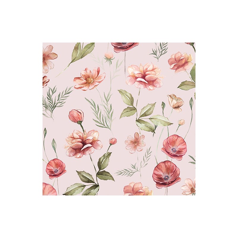 P133-16759-20 PATCH. AMERICANO GARDEN OF AFFECTION (06) 110 CM. ALGODON 100% ROSA Venta en piezas de 6.80 M