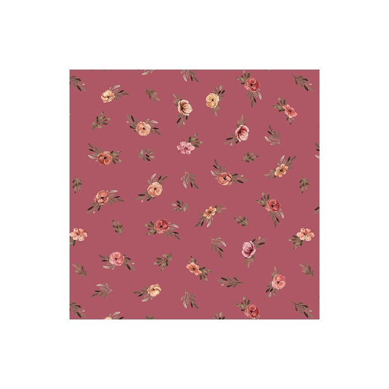 P133-16763-25 PATCH. AMERICANO GARDEN OF AFFECTION (07) 110 CM. ALGODON 100% ROSA Venta en piezas de 6.80 M
