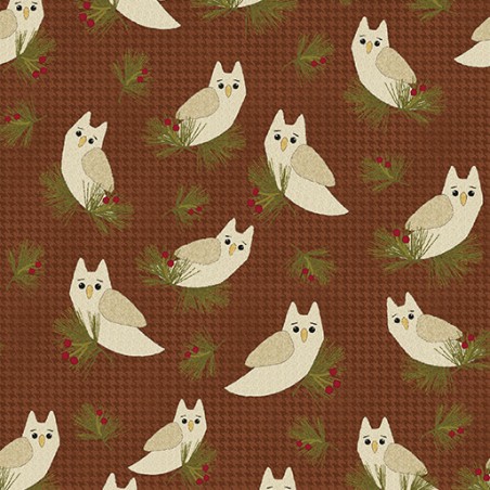 P133-16779-38 PATCH. AMERICANO A WALK IN THE FOREST (07) 110 CM. ALGODON 100% MARRON Venta en piezas de 6.80 M