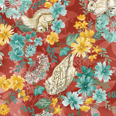 P133-16808-39 PATCH. AMERICANO MONTGOMERY: MOUNTAIN CHARM (12) 110 CM. ALGODON 100% ARCILLA Venta en piezas de 6.80 M