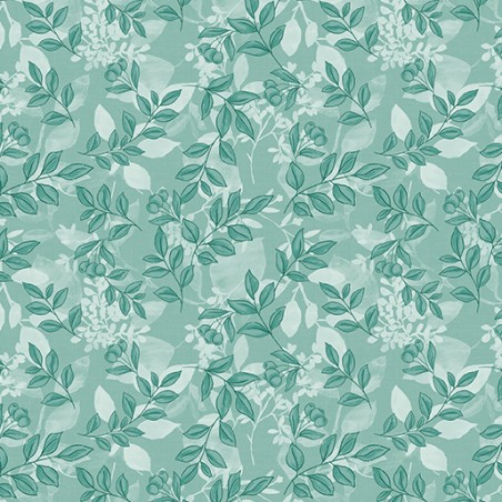 P133-16811-83 PATCH. AMERICANO MONTGOMERY: MOUNTAIN CHARM (21) 110 CM. ALGODON 100% VERDE Venta en piezas de 6.80 M