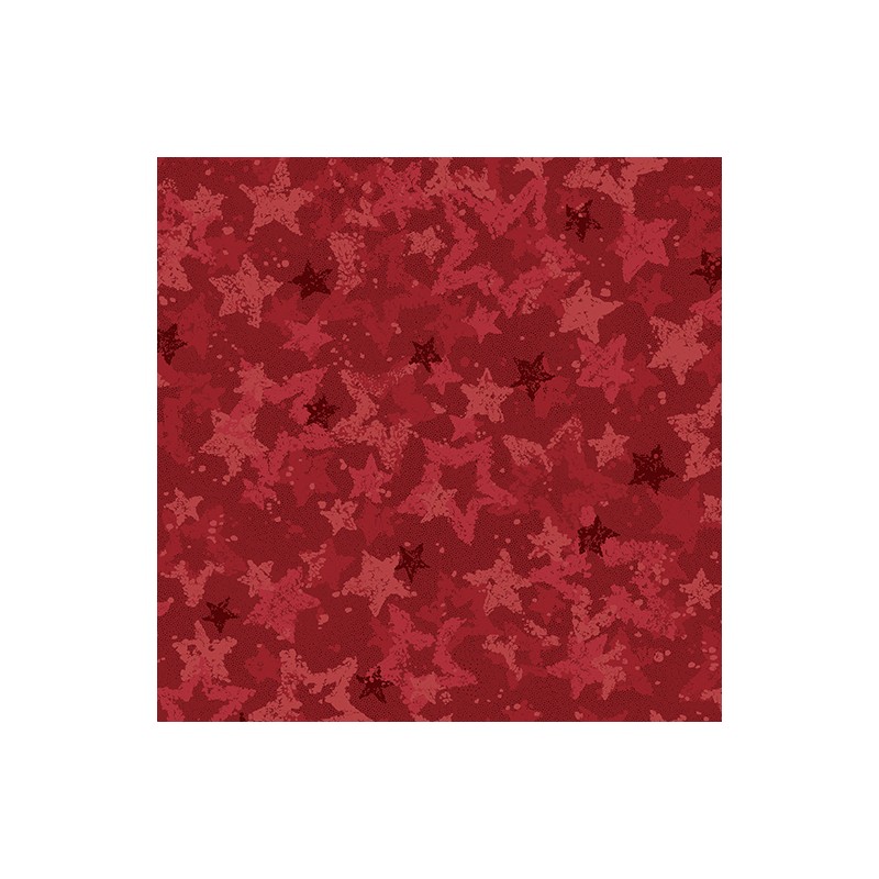 P133-17058W-10 PATCH. AMERICANO STAR OF WONDER, STAR OF LIGHT(01) 270 CM. ALGODON 100% ROJO Venta en piezas de 6.80 M