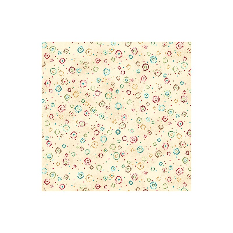 P133-17063-93 PATCH. AMERICANO STAR OF WONDER, STAR OF LIGHT (10) 110 CM. ALGODON 100% CREMA Venta en piezas de 6.80 M
