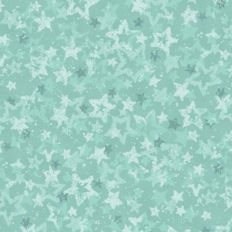 P133-17064-24 PATCH. AMERICANO STAR OF WONDER, STAR OF LIGHT (24) 110 CM. ALGODON 100% AGUA Venta en piezas de 6.80 M