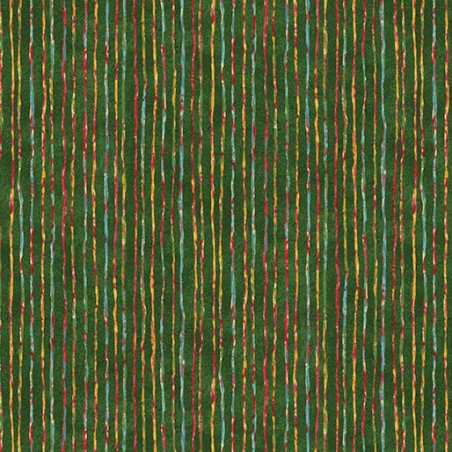 P133-17271-40 PATCH. AMERICANO 12 DAYS OF CHRISTMAS (18) 110 CM. ALGODON 100% VERDE Venta en piezas de 6.80 M