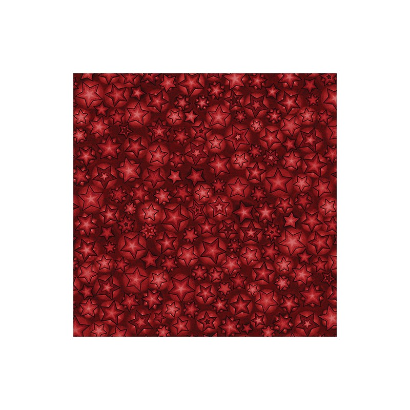 P133-17272-10 PATCH. AMERICANO 12 DAYS OF CHRISTMAS (02) 110 CM. ALGODON 100% ROJO Venta en piezas de 6.80 M