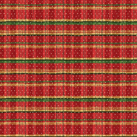 P133-17273-10 PATCH. AMERICANO 12 DAYS OF CHRISTMAS (05) 110 CM. ALGODON 100% ROJO Venta en piezas de 6.80 M