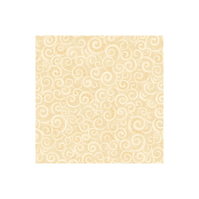 P133-17275-07 PATCH. AMERICANO 12 DAYS OF CHRISTMAS (14) 110 CM. ALGODON 100% CREMA Venta en piezas de 6.80 M