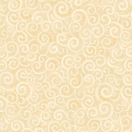 P133-17275-07 PATCH. AMERICANO 12 DAYS OF CHRISTMAS (14) 110 CM. ALGODON 100% CREMA Venta en piezas de 6.80 M