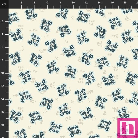 P137-4504-316 PATCH.AMERICANO BLUE BEGINNING (10) 110 CM. ALGODON 100% AZUL Venta en piezas de 6.00 M