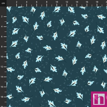 P137-4504-317 PATCH.AMERICANO BLUE BEGINNING (05) 110 CM. ALGODON 100% AZUL Venta en piezas de 6.00 M