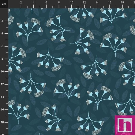 P137-4504-319 PATCH.AMERICANO BLUE BEGINNING (07) 110 CM. ALGODON 100% AZUL Venta en piezas de 6.00 M
