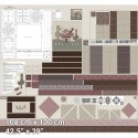 P137-4505-309 PATCH.AMERICANO CUP CAKE QUILT (02) PANEL 108X100 CM. ALGODON 100% MULTI Venta en piezas de 6.00 M