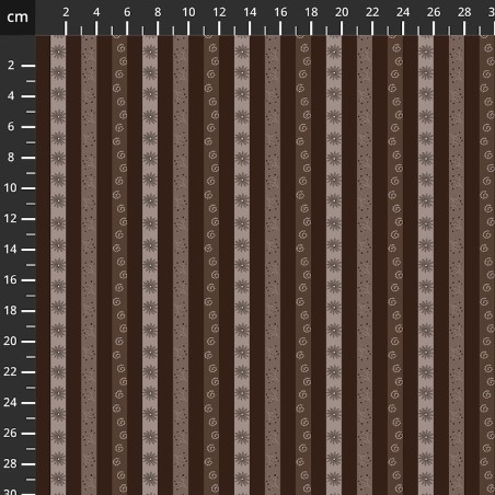 P137-4505-321 PATCH.AMERICANO CUP CAKE QUILT (07) 110 CM. ALGODON 100% MARRON Venta en piezas de 6.00 M