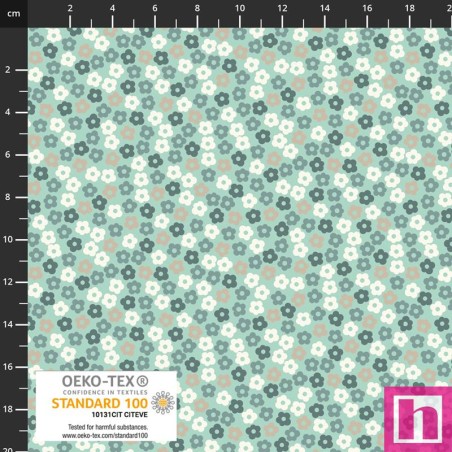 P137-4514-640 PATCH.AMERICANO LINA BASIC (26) 110 CM. ALGODON 100% TURQUESA Venta en piezas de 6.00 M
