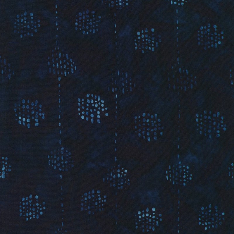 P137-AMD-23483-62 PATCH. AMERICANO KASURI - BATIKS (20) 110 CM. ALGODON 100% INDIGO Venta en piezas de 7.00 M