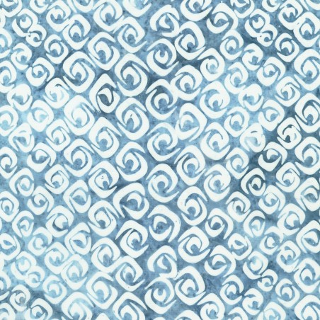 P137-AMD-23484-67 PATCH. AMERICANO KASURI - BATIKS (05) 110 CM. ALGODON 100% CELESTE Venta en piezas de 7.00 M