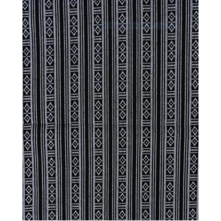 P69-9282-169 ALPUJARREÑA MEXICAN (18) 1.50 M. 200 GR/M2. POLIESTER 100% NEGRO Venta en piezas de 6.00 M