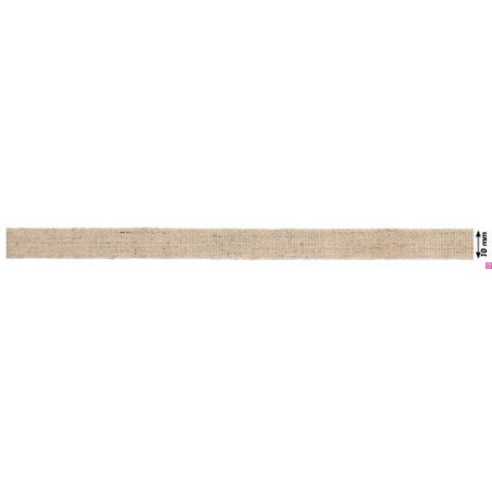 119630-10-24 CINTA NATURAL LEIZA 10 MM. POLIESTER 100% NATURAL Venta en piezas de 26.70 M