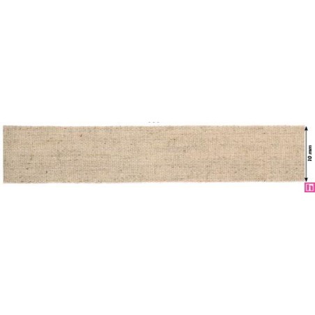 119630-30-24 CINTA NATURAL LEIZA 30 MM. POLIESTER 100% NATURAL Venta en piezas de 26.70 M