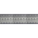 12732-0 PUNTILLA TUL BORDADO SARIKA 30 MM. POLIESTER 100% NATURAL Venta en piezas de 14.80 M