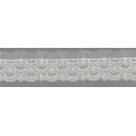 12742-0 PUNTILLA TUL BORDADO SURYA 30 MM. POLIESTER 100% NATURAL Venta en piezas de 14.80 M