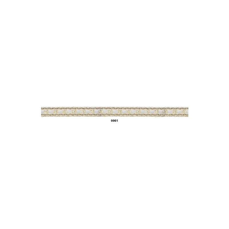 129828-01 GALON TERCIOPELO NANDINI 10 MM. PA+PET+METALLIC BLANCO Venta en piezas de 20.00 M