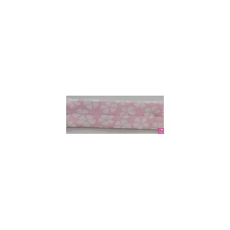 3311-18-01 BIES PERFILADO EILEN-FLOR 18 MM. POLIESTER 70%-ALGODON 30% ROSA Venta en piezas de 25.00 M