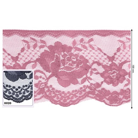 541260-020 PUNTILLA NYLON OREGANO 100 MM. POLIESTER 100% MARINO Venta en piezas de 25.00 M