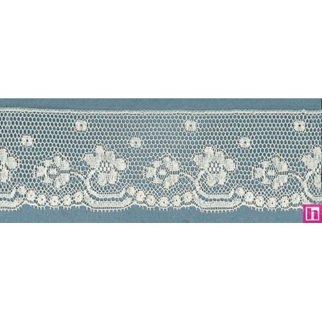 64366 PUNTILLA VALENCIE KAMAL 45 MM. ALGODON 92%-POLIAMIDA 8% BEIG Venta en piezas de 20.00 M