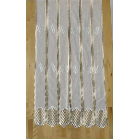 66914 TENDINA MACRAME AYAZ 1.50 MTS. POLIESTER 100% NATURAL Venta en piezas de 18.00 M