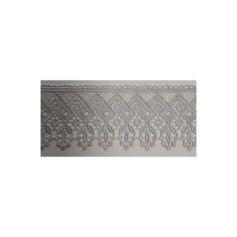 67093 PUNTILLA GUIPUR NOAHT 80 MM. POLIESTER 100% LILA Venta en piezas de 24.30 M