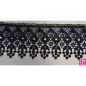 67095 PUNTILLA GUIPUR NOAHT 80 MM. POLIESTER 100% MARINO Venta en piezas de 24.30 M