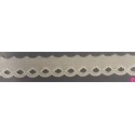 67148 REMATE BATISTA DAILA 12 MM. ALGODON 100% BLANCO Venta en piezas de 13.80 M
