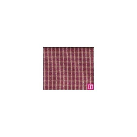67414 PATCH. AMERICANO TRAMADO WILLSON (86) 110 CM. ALGODON 100% GRANATE/CAMEL Venta en piezas de 7.00 M