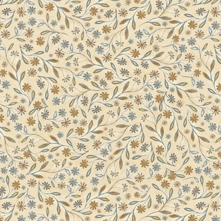 P121-NOVE6397NE PATCH. AMERICANO NOVELLA (11) 110 CM. ALGODON 100% CREMA Venta en piezas de 7.00 M