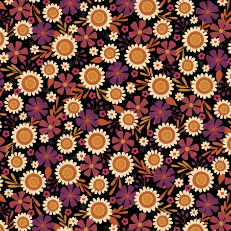 P121-SSEA6354K PATCH. AMERICANO SEWING SEASON (07) 110 CM. ALGODON 100% NEGRO Venta en piezas de 7.00 M