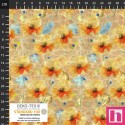 P137-4504-125 PATCH.AMERICANO WATER LUPINE (02) 110 CM. ALGODON 100% BEIG/MULTI Venta en piezas de 6.00 M