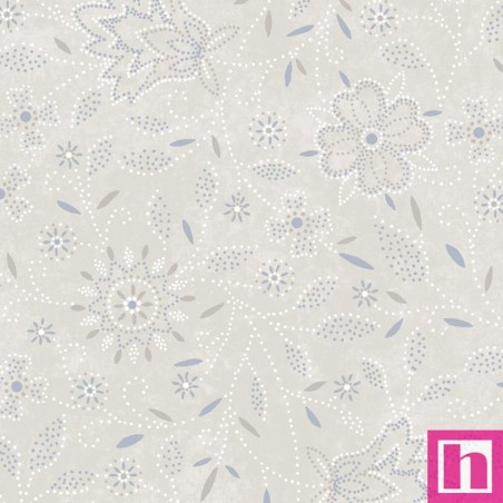 P17-MAS10931-E PATCH. AMERICANO PATCHWORK BLUE (01) 110 CM. ALGODON 100% CREMA Venta en piezas de 7.00 M