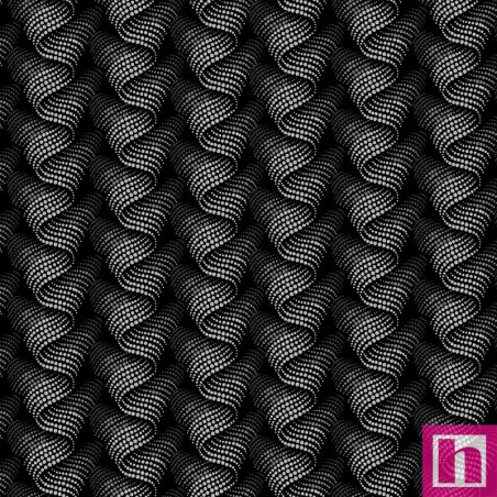 P17-MAS11017-JK PATCH. AMERICANO MOONLIT WALK (10) 110 CM. ALGODON 100% NEGRO Venta en piezas de 7.00 M