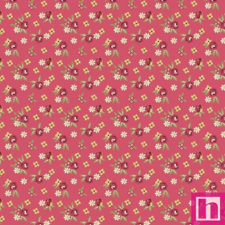 P17-MAS11043-R PATCH. AMERICANO FRENCH MARKET (22) 110 CM. ALGODON 100% ROJO Venta en piezas de 7.00 M