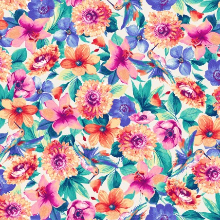 P17-MAS11062-E PATCH. AMERICANO SUMMER BUZZ (15) 110 CM. ALGODON 100% CREMA Venta en piezas de 7.00 M