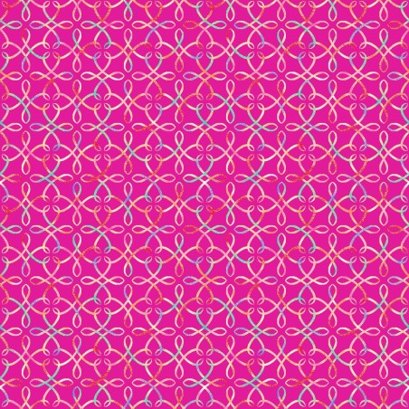 P17-MAS11067-P PATCH. AMERICANO SUMMER BUZZ (19) 110 CM. ALGODON 100% FUCSIA Venta en piezas de 7.00 M