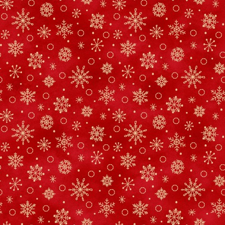P17-MAS11096-R PATCH. AMERICANO CHRISTMASTIME (13) 110 CM. ALGODON 100% ROJO Venta en piezas de 7.00 M