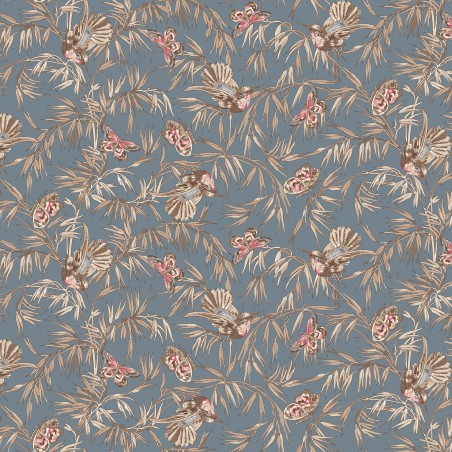P17-MAS11134-B PATCH. AMERICANO MEADOW BLUSH (13) 110 CM. ALGODON 100% AZUL Venta en piezas de 7.00 M