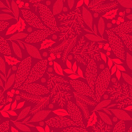 P17-MAS11173-R PATCH. AMERICANO HOLIDAY STITCHES (12) 110 CM. ALGODON 100% ROJO Venta en piezas de 7.00 M