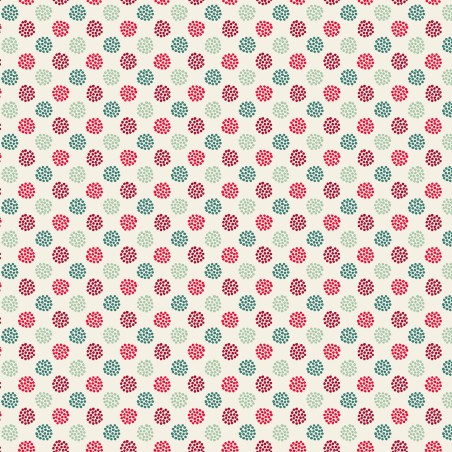 P17-MAS11176-E PATCH. AMERICANO HOLIDAY STITCHES (16) 110 CM. ALGODON 100% CREMA Venta en piezas de 7.00 M