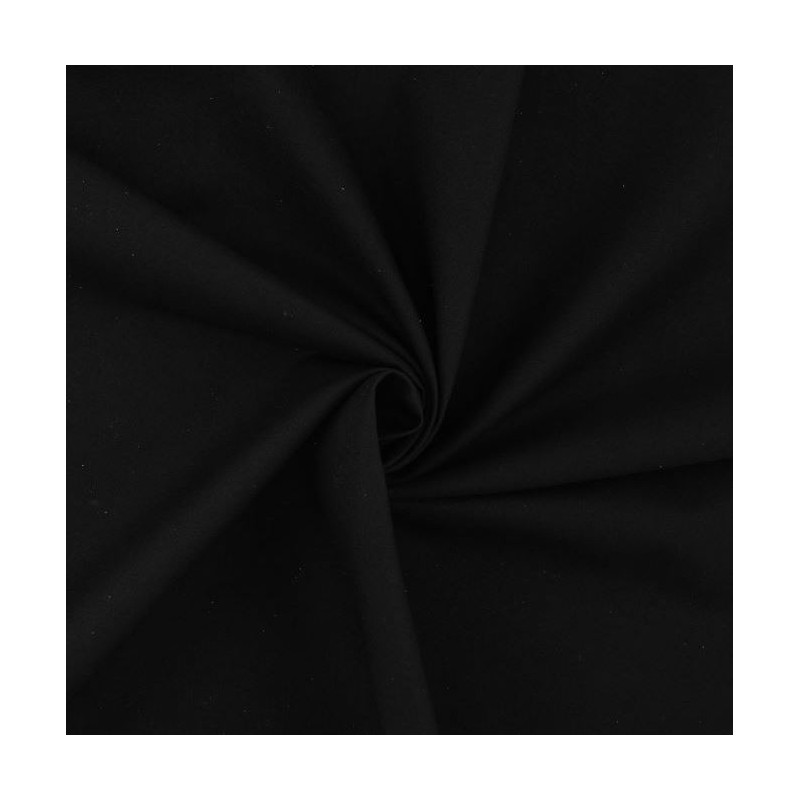 67567 VIYELA LISA ELSAM (10) 160 CM. 140 GR/M2. ALGODON 100% NEGRO Venta en piezas de 10.00 M