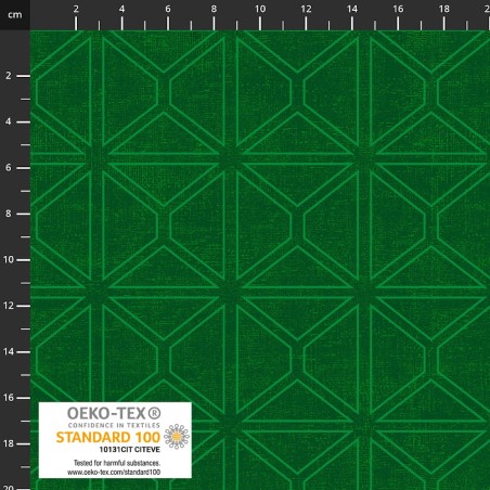 P137-4504-273 PATCH.AMERICANO RAINBOW-LINE (10) 110 CM. ALGODON 100% VERDE Venta en piezas de 6.00 M