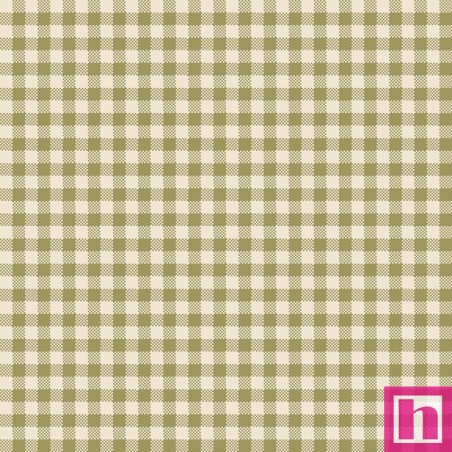 P17-MAS11046-G PATCH. AMERICANO FRENCH MARKET (14) 110 CM. ALGODON 100% VERDE Venta en piezas de 7.00 M